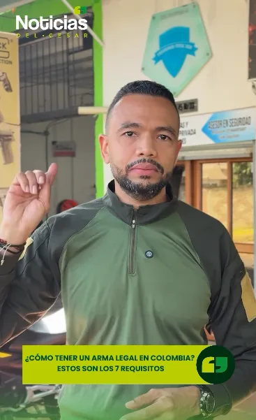 Periodista explica los requisitos para tener un arma legal en Colombia