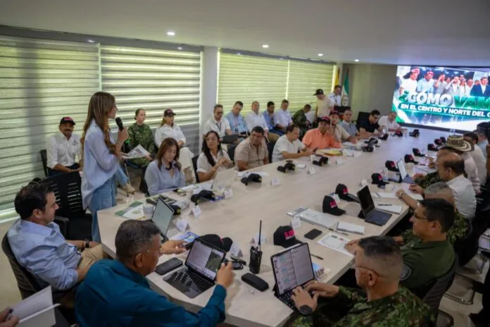 Consejo de seguridad con autoridades civiles y Fuerza Pública en el Cesar