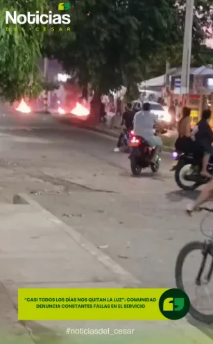 Habitantes denuncian constantes cortes de energía en Valledupar