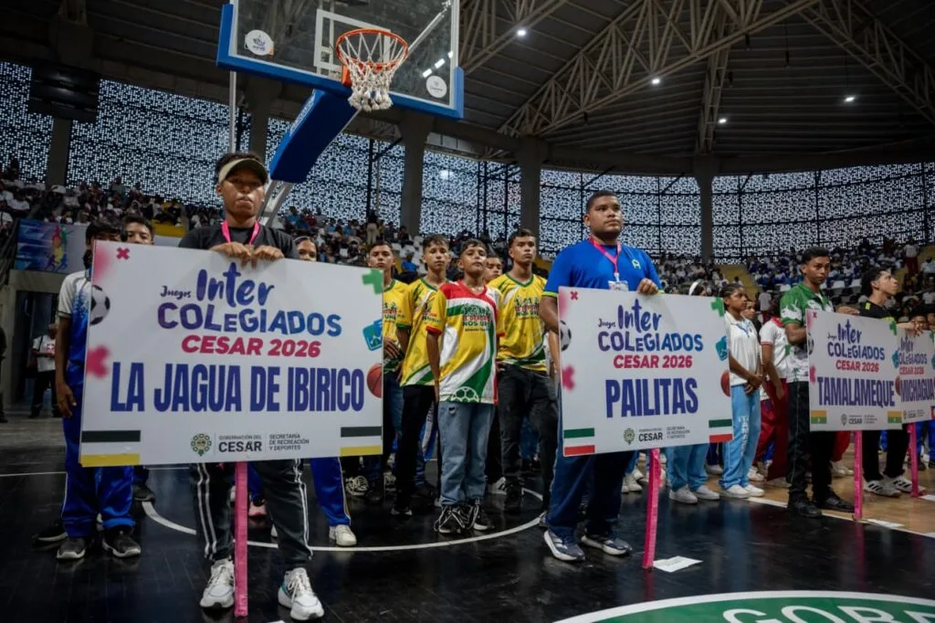 Delegaciones de La Jagua de Ibirico, Pailitas y otros municipios en los Juegos Intercolegiados del Cesar 2026