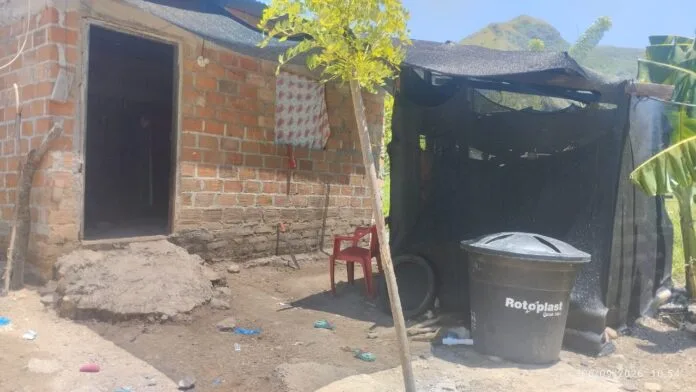 Vivienda de una familia beneficiaria de Familias en su Tierra en Minas de Iracal