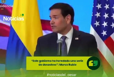 Marco Rubio cuestionó decisiones en Colombia durante una declaración oficial