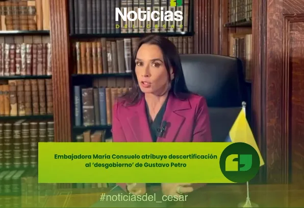 María Consuelo Araújo se pronuncia sobre la descertificación de Colombia