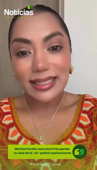 Martha Peralta se pronuncia tras la revocatoria de su visa de Estados Unidos