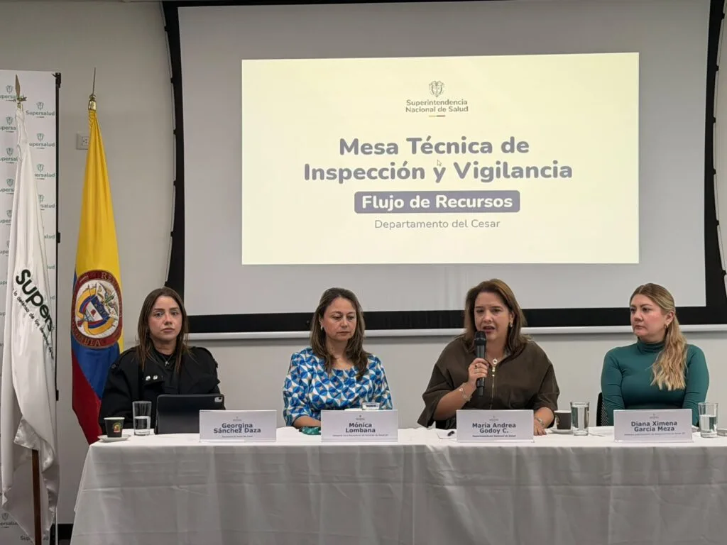 Mesa técnica de Supersalud con EPS e IPS del Cesar para revisar deudas y atención a usuarios