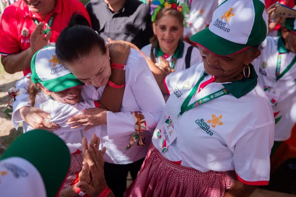 Personas mayores del Cesar comparten durante jornada de integración en Pueblo Bello.