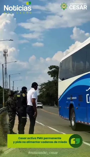 Autoridades del Cesar durante seguimiento del PMU permanente de seguridad