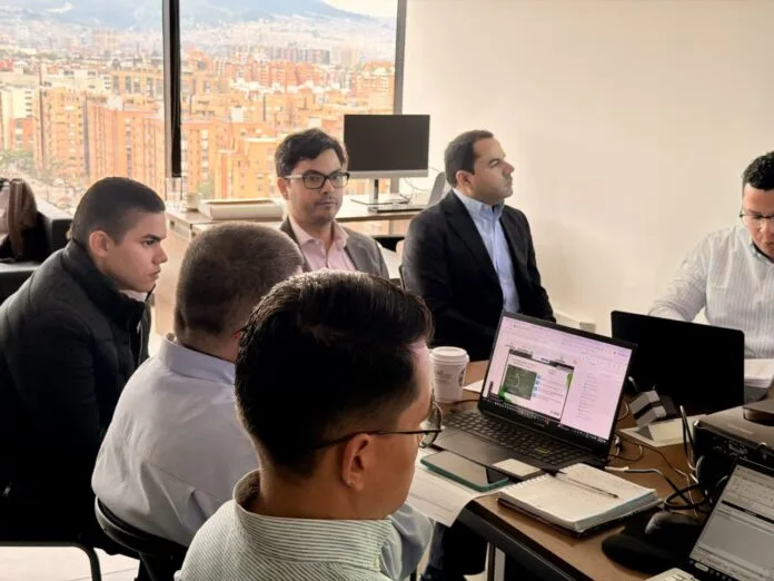 Funcionarios del Cesar durante reunión sobre proyectos viales ante el Ministerio de Transporte.