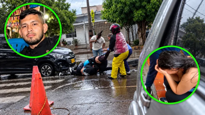 Ciudadanos intervienen durante presunto intento de feminicidio en Valledupar.