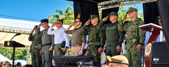 Acto de activación de la Fuerza de Tarea Conjunta Urano en Valledupar