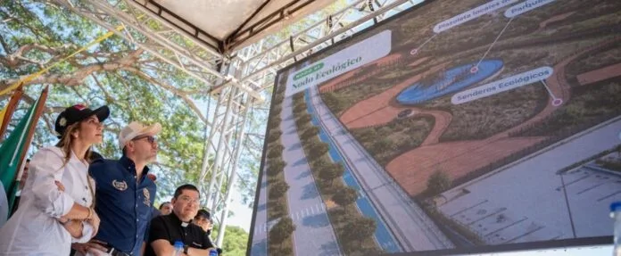 Presentación del diseño del nodo ecológico del Malecón del Guatapurí ante autoridades departamentales.