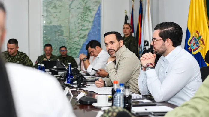 Reunión de seguridad en Valledupar durante la agenda presidencial