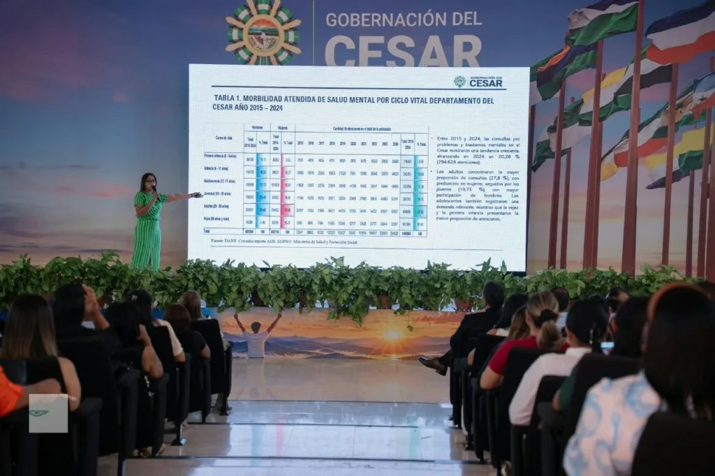 Presentación de cifras sobre salud mental durante la Semana de Bienestar Emocional del Cesar.