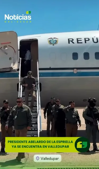 Llegada de Abelardo De La Espriella a Valledupar para activar la Fuerza Urano