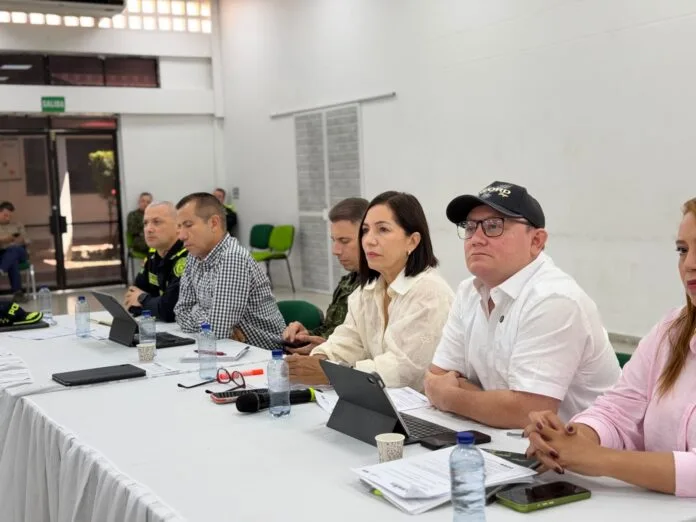 Participantes de la audiencia pública de la Cámara sobre seguridad en Aguachica