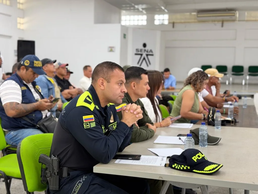 Autoridades participan en audiencia de seguridad en Aguachica realizada en el SENA