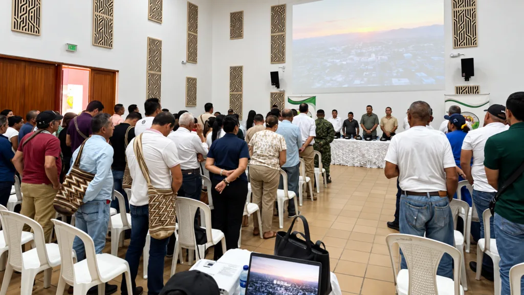 Café del Perijá: productores rurales y autoridades participan en una jornada de la ADR sobre mercados campesinos y comercialización en Agustín Codazzi.
