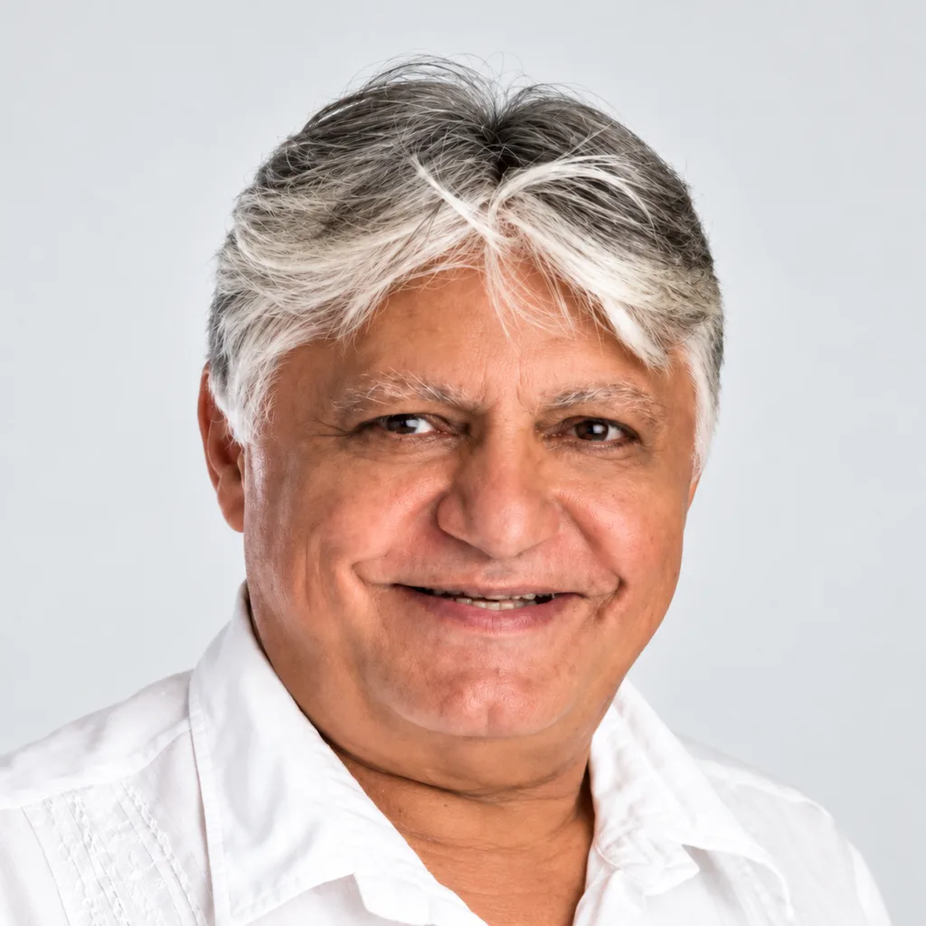 Retrato de Checho Guerra, periodista e investigador del vallenato, quien sigue hospitalizado en Valledupar.