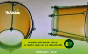 Policía Antinarcóticos halló cocaína oculta en una caja vallenata con destino a Brasil