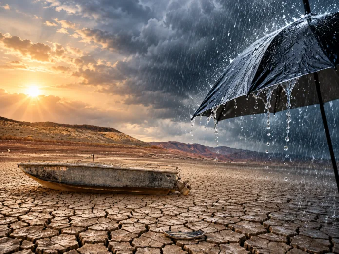 Contraste entre sequía y lluvias en medio de la crisis hídrica del Cesar