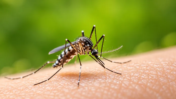 Mosquito Aedes aegypti, transmisor del dengue en Valledupar.