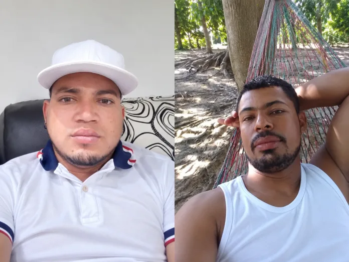 Carlos Alberto Pedraza Chávez y Farid Guerra Obeso, víctimas del doble homicidio ocurrido en Antequera, Tamalameque.