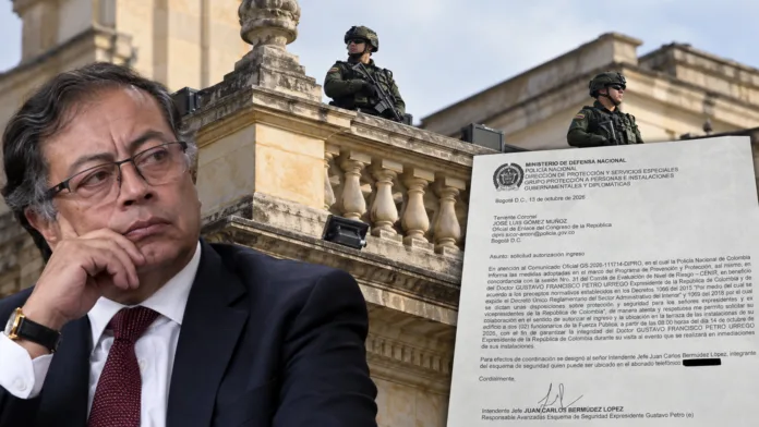 Esquema de seguridad de Petro solicitó presencia de militares en la terraza del Congreso durante las manifestaciones del 14 de octubre de 2026.