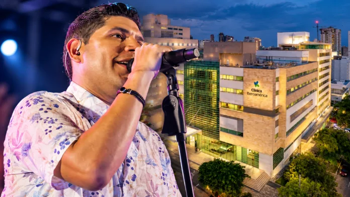 Kbeto Zuleta en Barranquilla frente a la Clínica Iberoamérica
