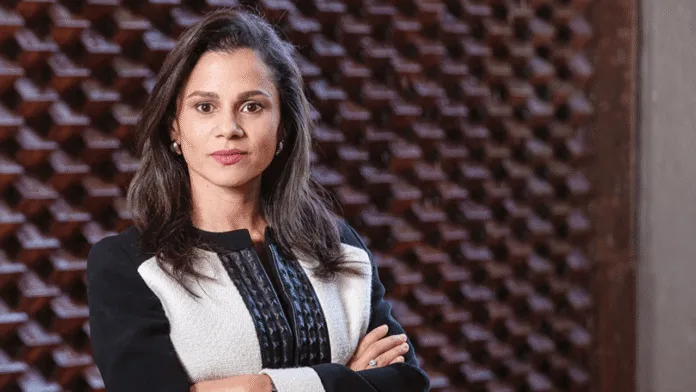 Luz Stella Murgas Maya, dirigente vallenata y única mujer entre los tres finalistas para presidir la ANDI en 2026.