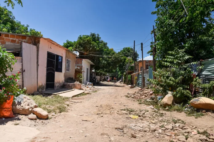 Sector residencial en el área de Sabana 1, en Valledupar, donde se estudian alternativas de legalización de terrenos.