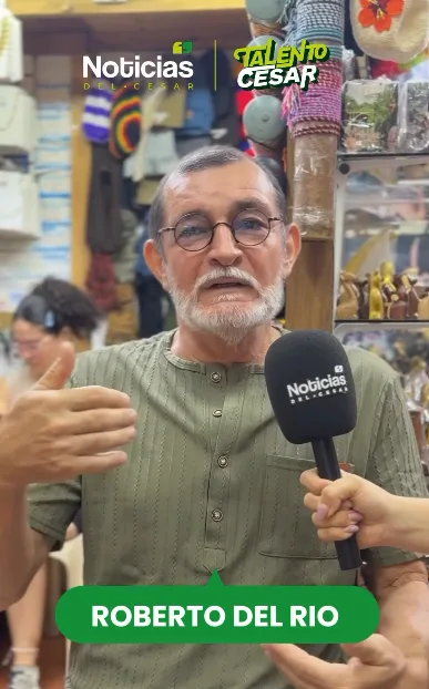 Roberto del Río durante entrevista sobre su vida como artesano en Valledupar
