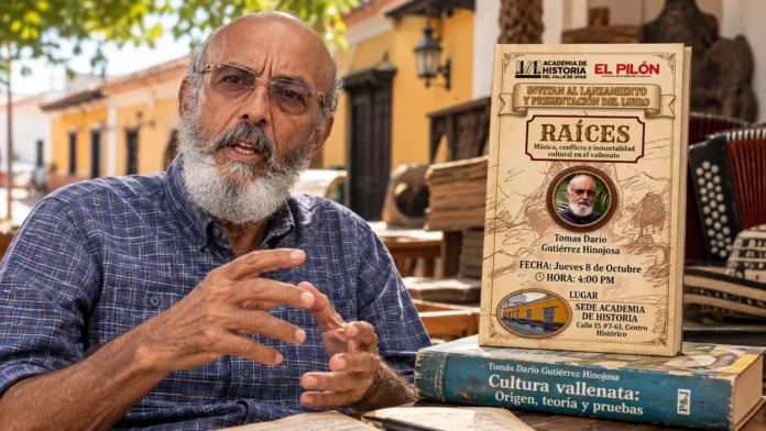 Tomás Darío Gutiérrez presenta su nuevo libro Raíces sobre la cultura vallenata
