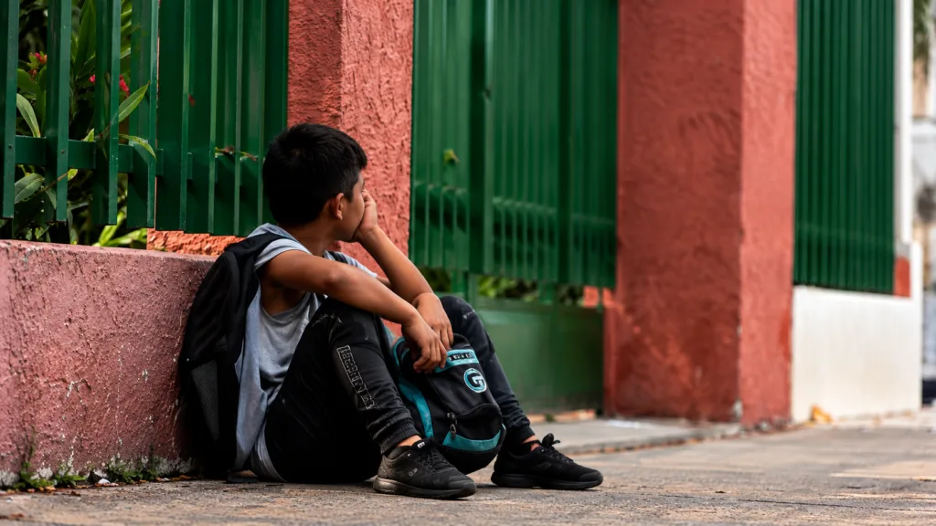 Joven en situación vulnerable en una calle de Valledupar